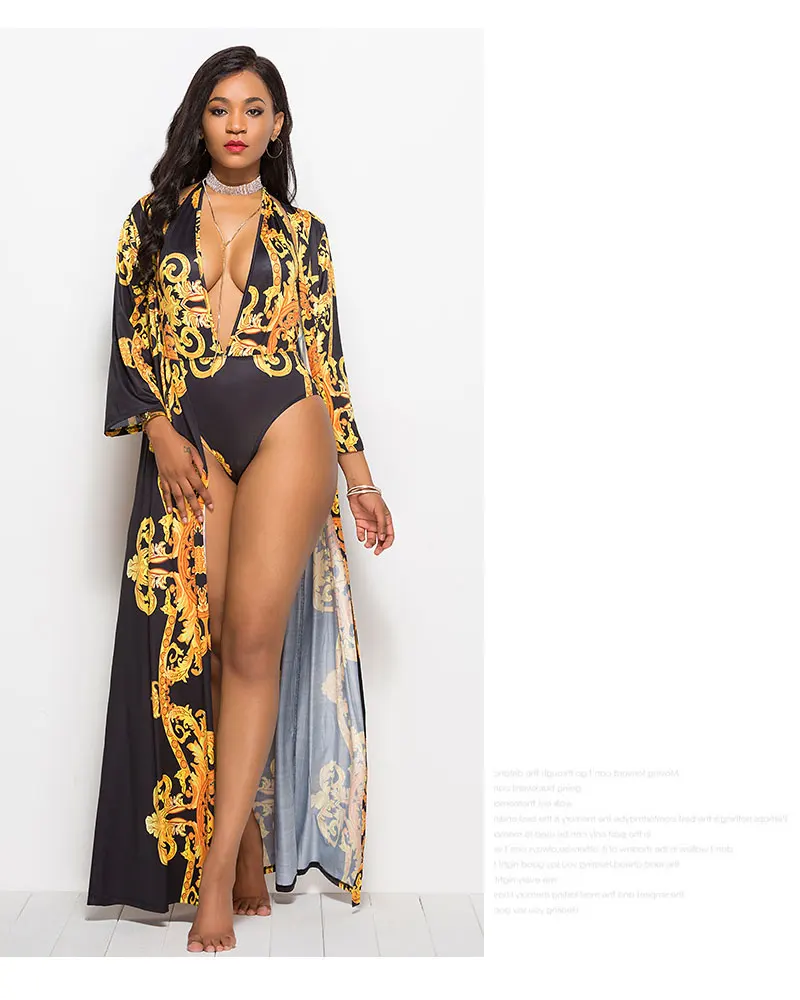 african print swimsuit cover up