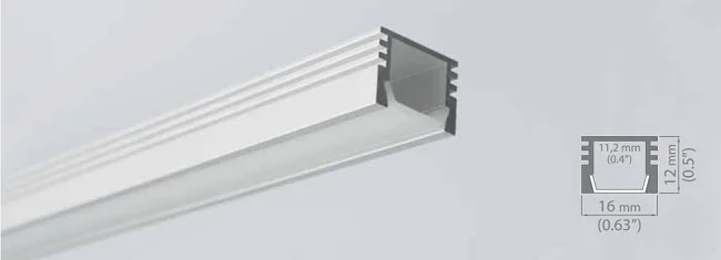 Aluminum SMD LED Profile For Retro Recessed Lighting