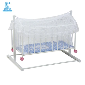 hanging cradle with mosquito net