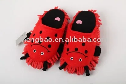 Fashionable indoor mop slippers