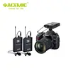 In Wireless Mic 2 Transmitter & 1 Receiver Unit With Camera Mount & XLR\/3.5Mm Outputs
