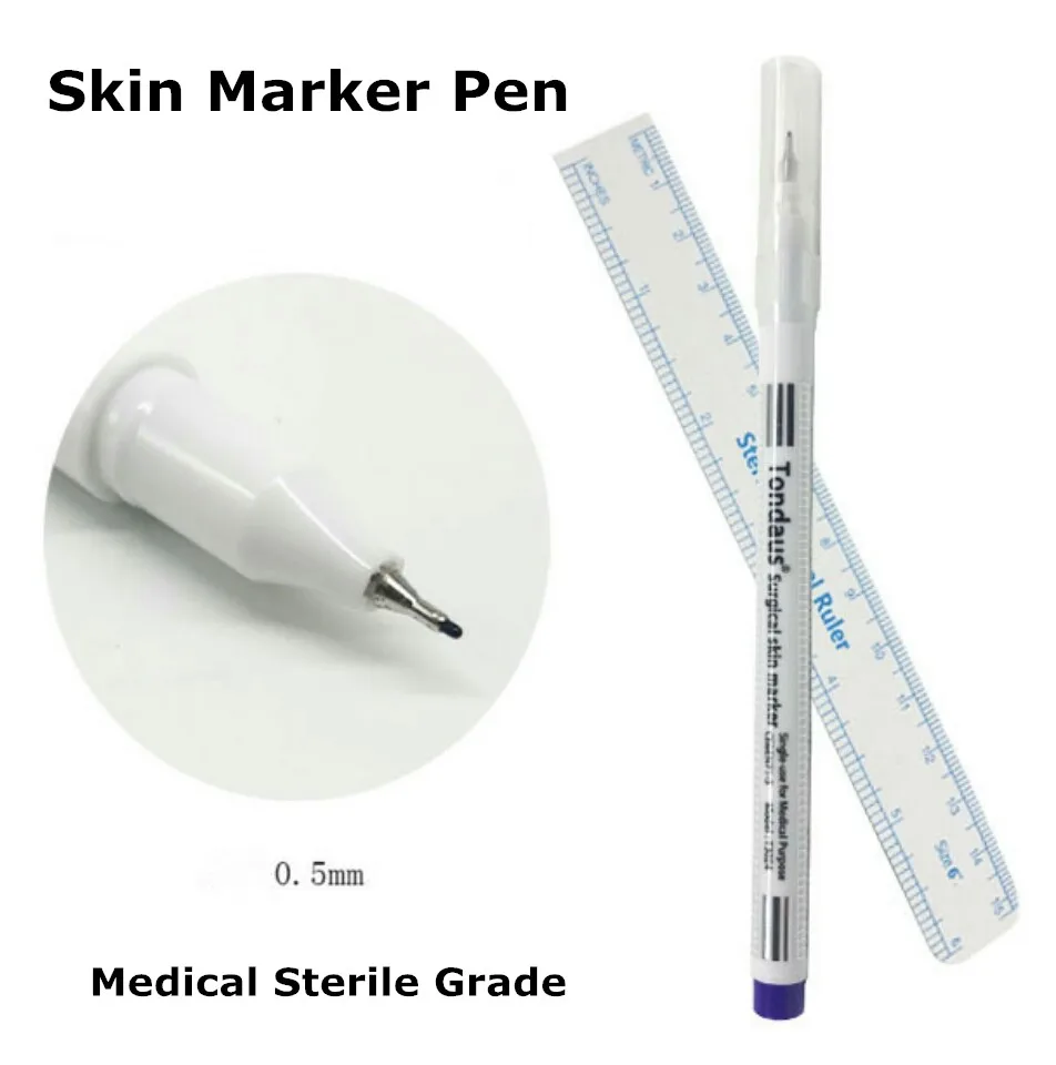 Professional Medical Sterile Permanent Skin Marker Pen Surgical Marker