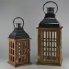 Simple original color wooden lantern
