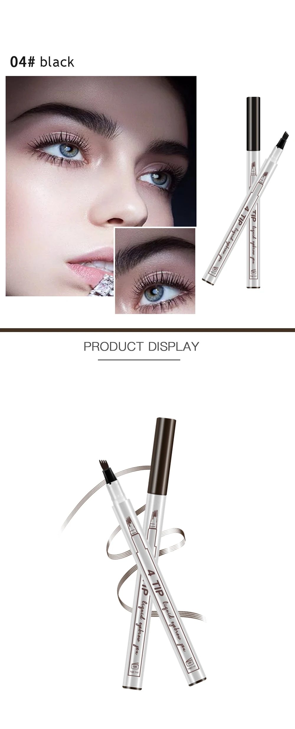 Slim Liquid Pen Permanent Eyebrow Pencil Waterproof Eyebrow Pencil