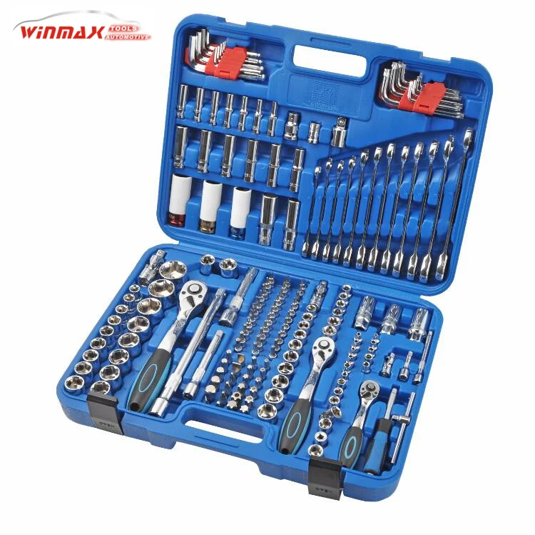176pcs 1/ 2" 3/8",1/4"dr. Socket Set Hand Tools Set Buy Hand Tools