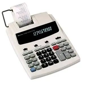 Innovera : 16000 Desktop Calculator, 12-Digit Fluorescent, Two-Color Printing, Black/Red -:- Sold as 2 Packs of - 1 - / - Total of 2 Each