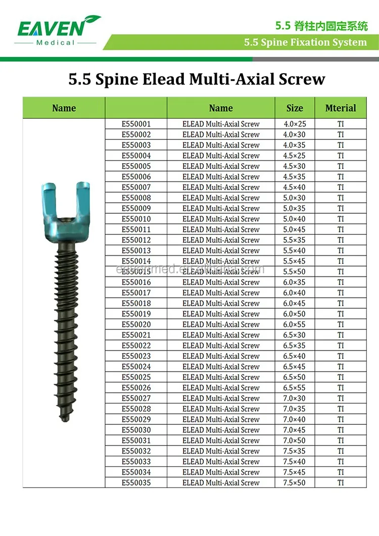 Pedicle Screw,Orthopedic Implant,Spine Titanium Pedicle Screws Buy