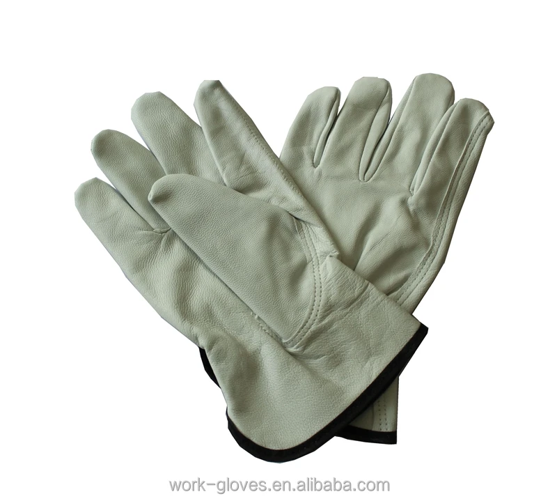 Z-Safety-Gear Fleece Lined Leather Winter Thermal Cold Work Gloves PPE x 4 Pairs