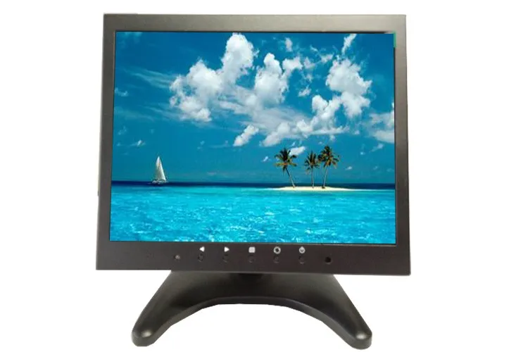 BNC VGA input small size TFT color 12 inch LCD monitor 12 volt