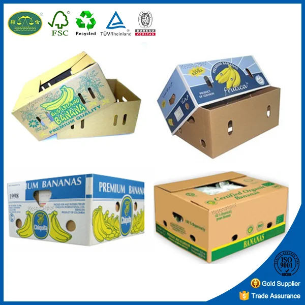 Fresh Fruit Paper Cardboard Packaging Banana Carton Box Buy Banana