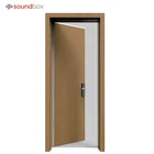 تصميم باب خشبي عازل للصوت للمنزل