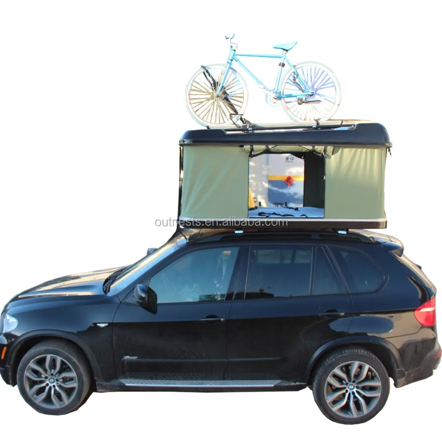 Camping Car Top Auto Tent Roof Top Tent Hard Shell Camper Trailer Rooftop Tent With Rack Or