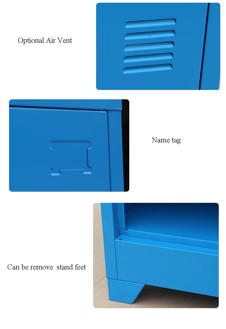 Flat Packing Mini Single Door Small Metal Storage Locker for Kids