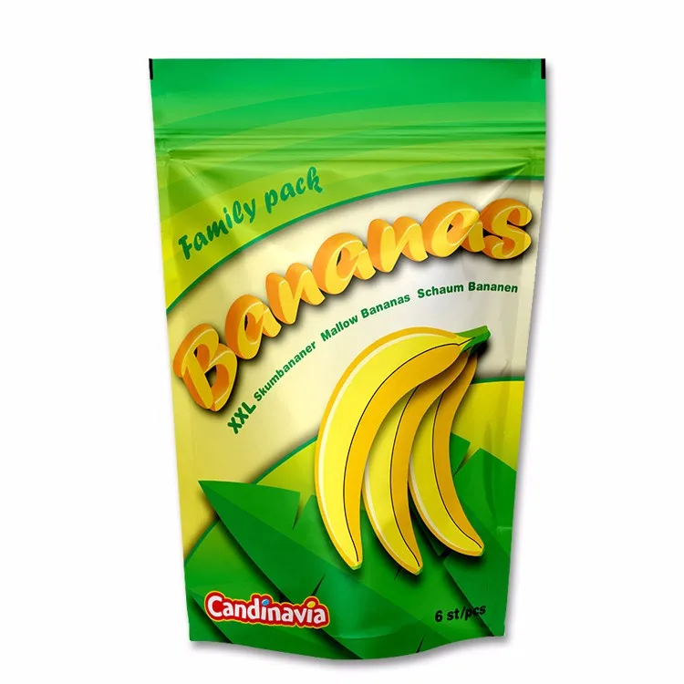 Custom Printed Food Plantain Chips Packaging Bags With Zipper Buy