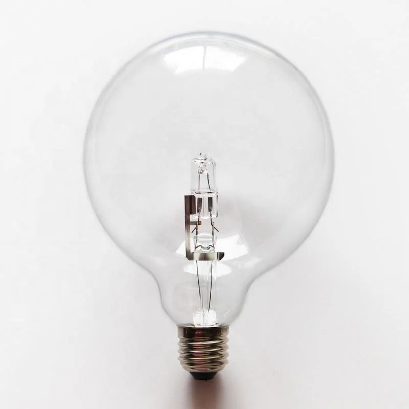 G125 28w globe clear glass reflector incandescent halogen lighting lamp bulb