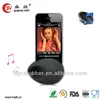 2014 new design egg shaped horn speaker case for iphone 4 silicone case