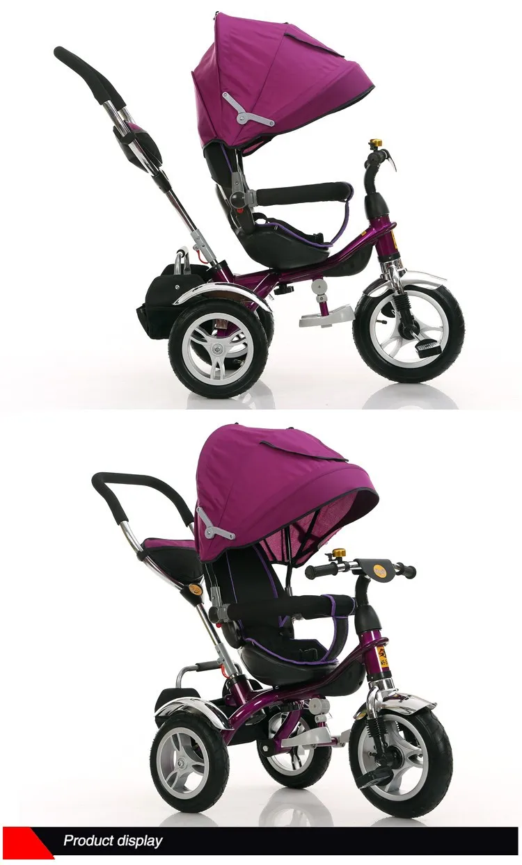 Ce Approved 360 Rotating Cheap Baby Tricycle Stroller 3 In 1 /bike