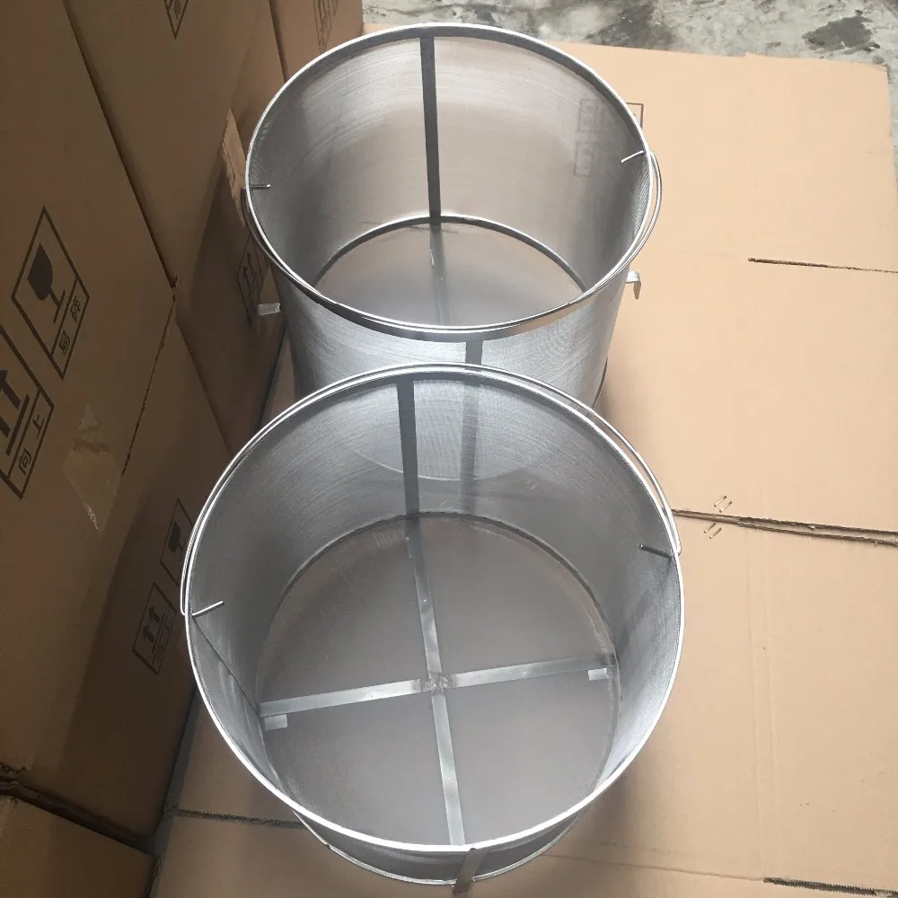 300 400 Micron 304stainless Steel Grain Filter Basket / Beer