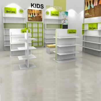 Retail Kids Shoes Display Cabinets Shoe 