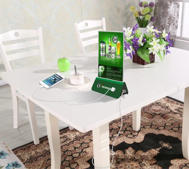 menu power bank with safety lock