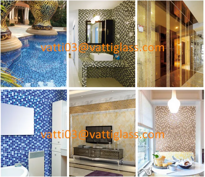 Carrara Stone Mix Crystal Glass Mosaic Tiles,Strip Glass Mosaic Tiles