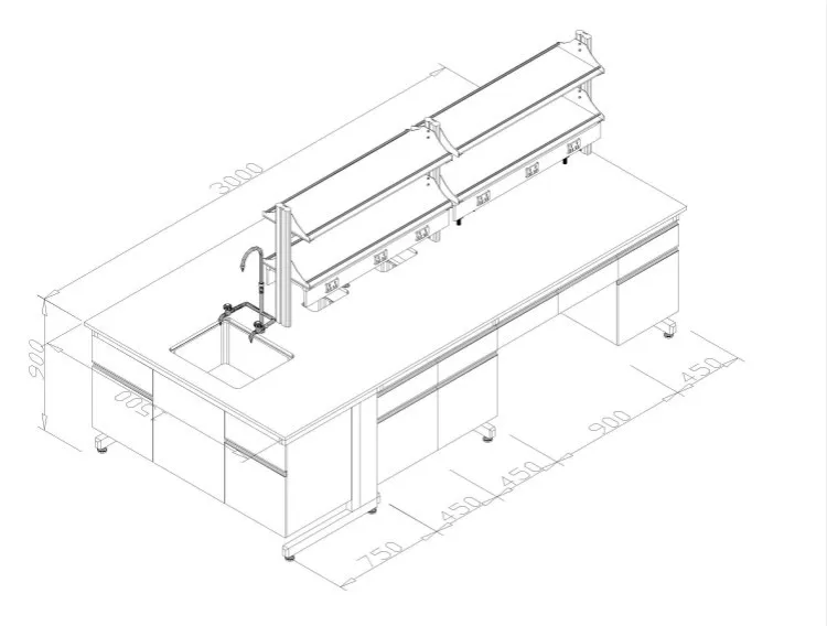 Chemistry Lab Equipment,Chemical Laboratory Bench,Chemistry Workbench