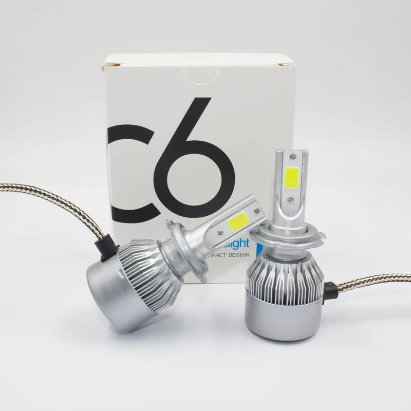 c6 car led headlight bulbs h1