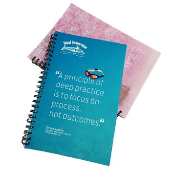 notebook spiral binding cardboard bound plain larger