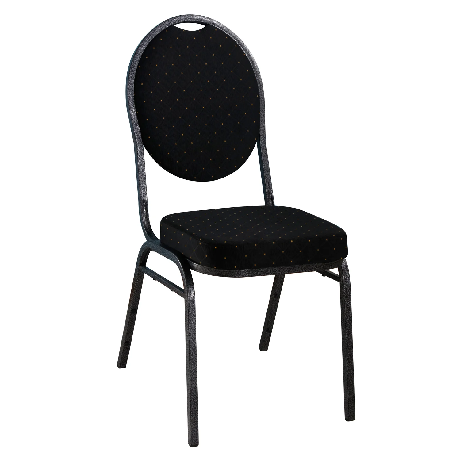 black fabric banquet chairs