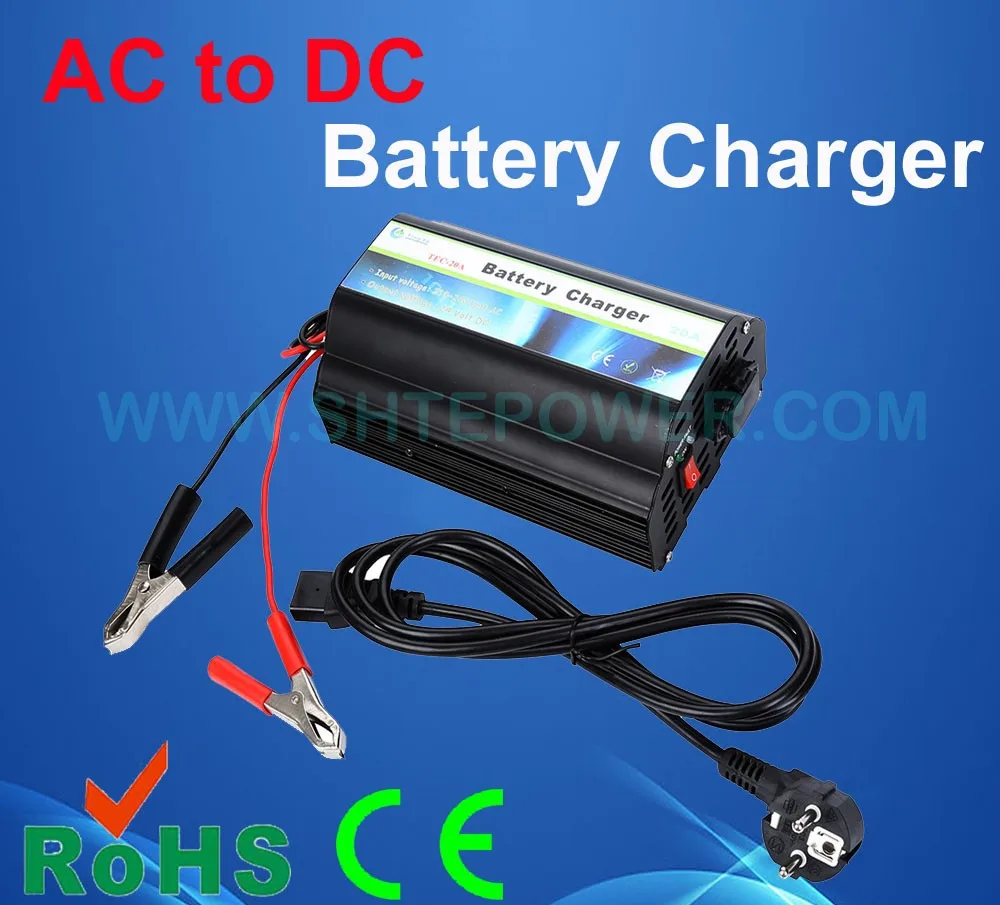 230v Ac To 12v 30a Dc Battery Charger For Lead Acid Battery And Gel