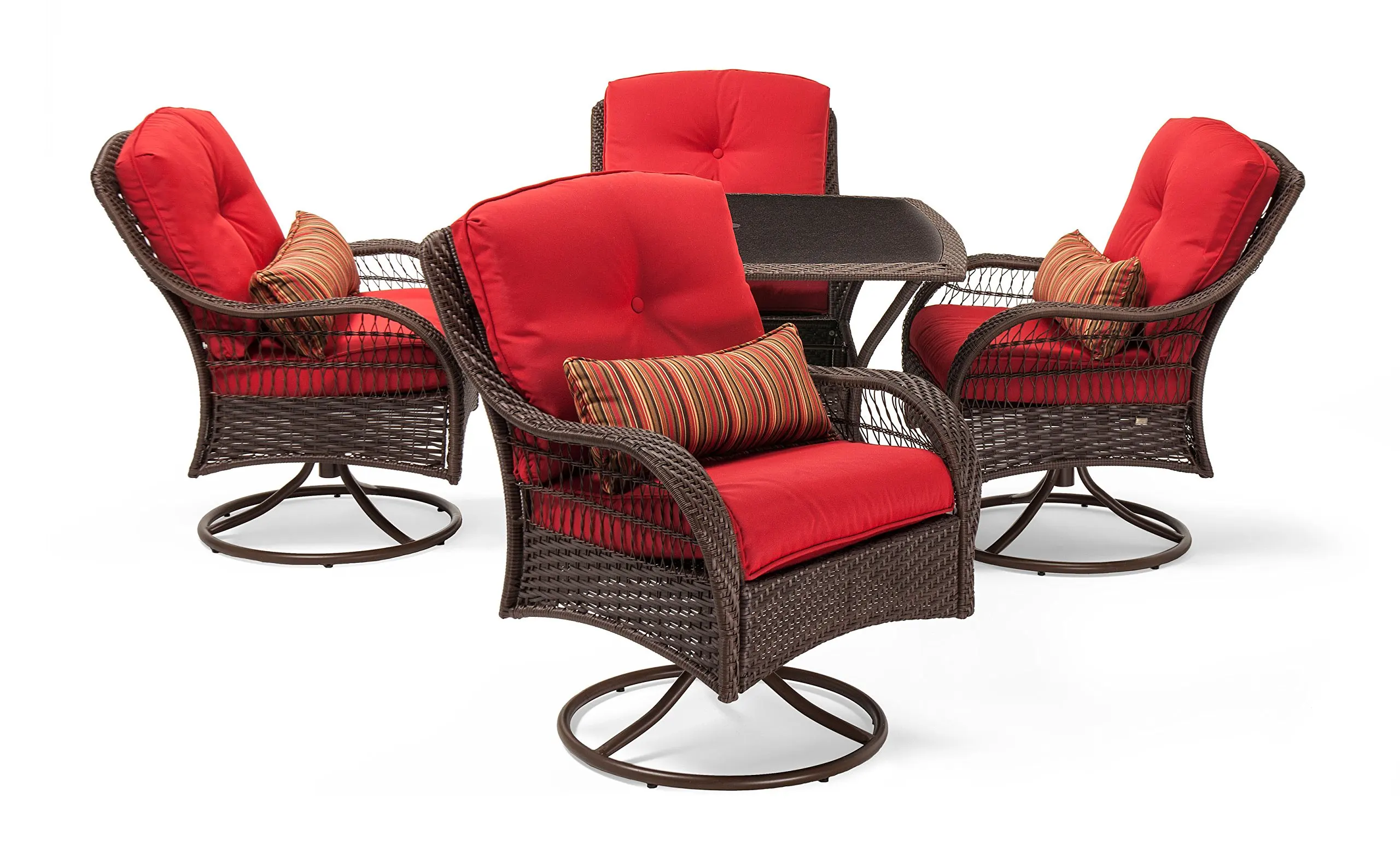 Buy DzVeX 5-Piece Outdoor Patio Wicker Dining Set And patio furniture