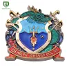 Custom design service overwhelmed double dragons challenge coin for army