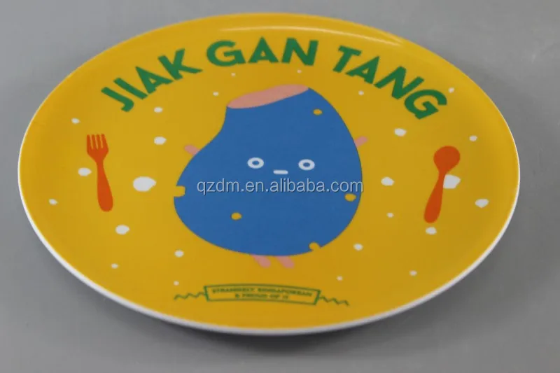 8"Melamine Serving Plate ,Custom Print