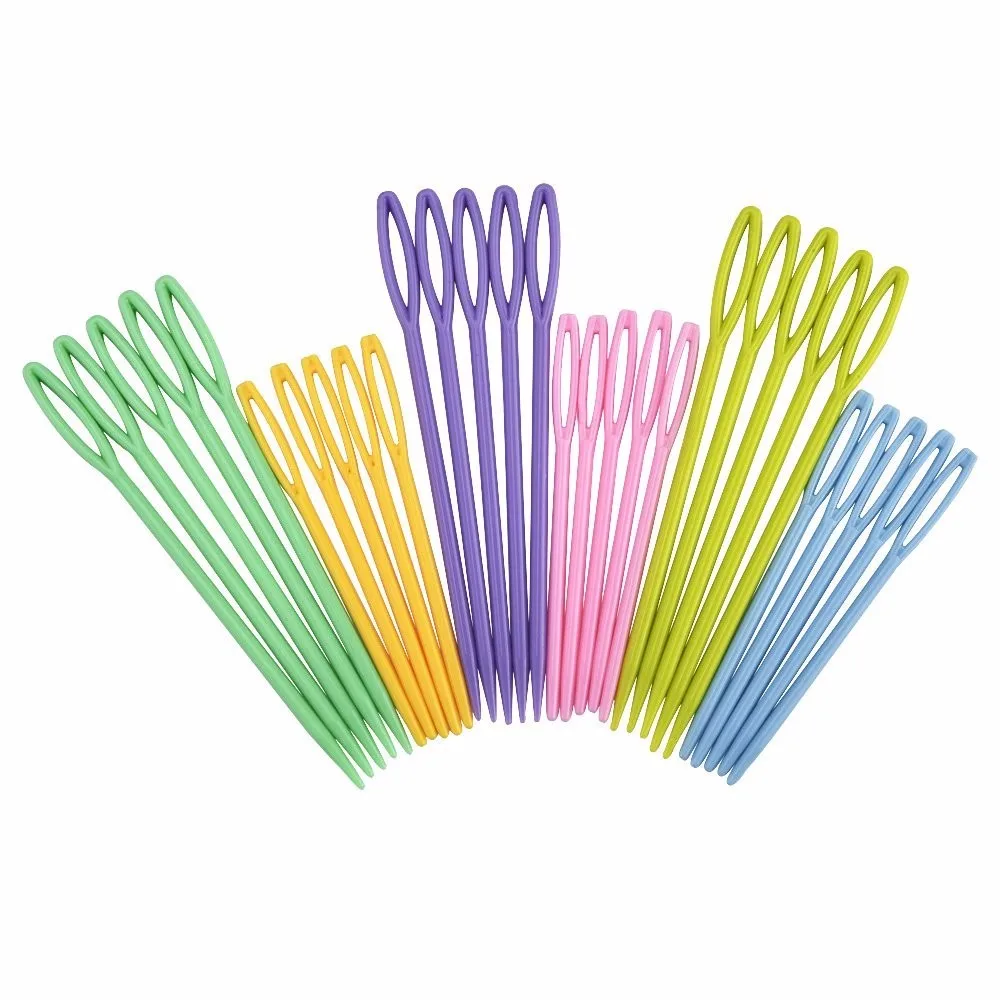 Plastic Sewing Needles,Hand Sewing Yarn Darning Tapestry Needles