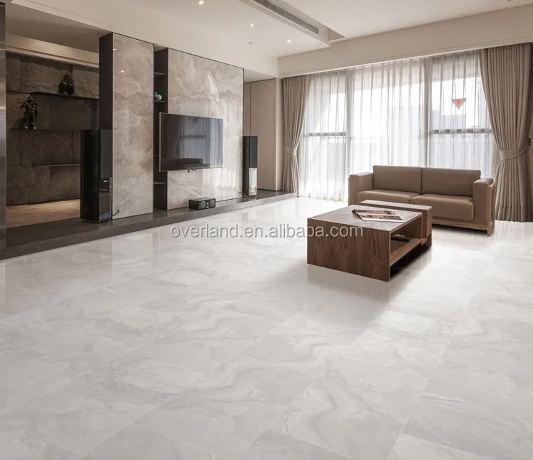 Floriana heather glazed porcelain floor tile