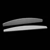 Double side Custom Logo Print abrasive Zebra Grey half moon cheap disposable nail file