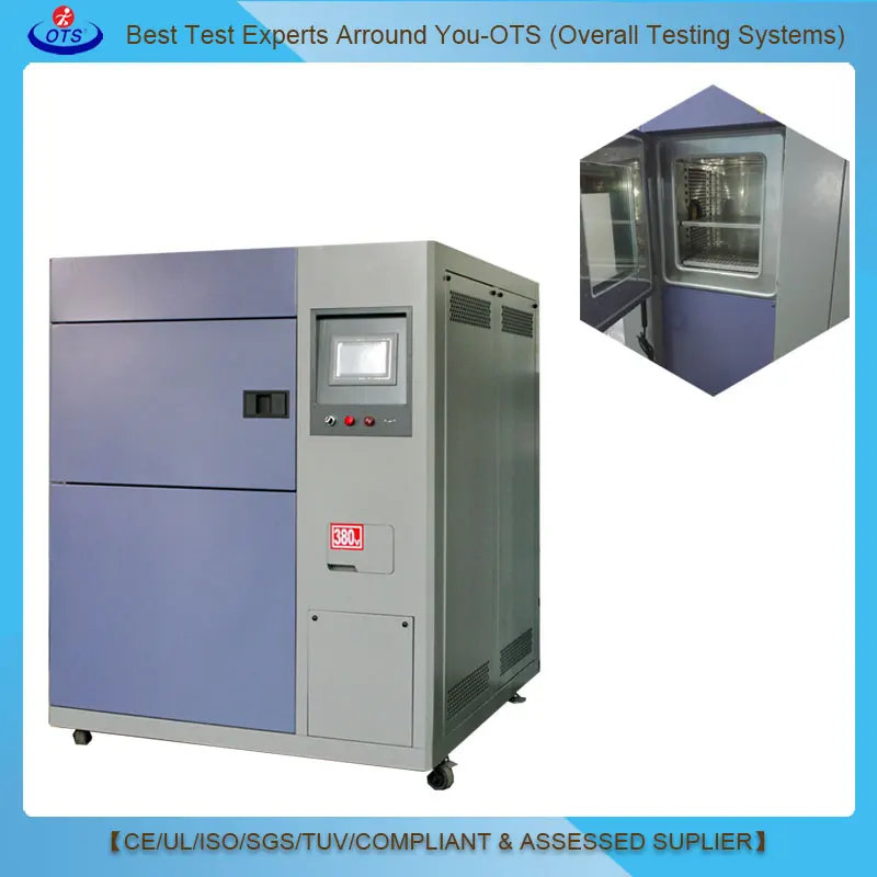 Thermal Impact Test Equipment Thermal Damp Test Machine Heating Temperature Controlled Thermal Shock Vacuum Test Chamber