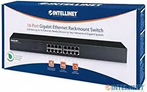 Intellinet 524148 Gigabit Rack-Mount Ethernet Switch (16 Port)