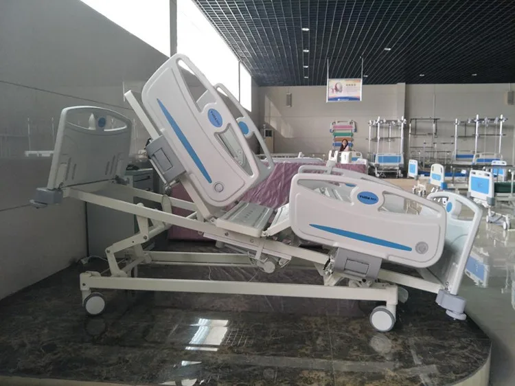 Cheap five function electric bed hospital 5 crank medical flower bed
