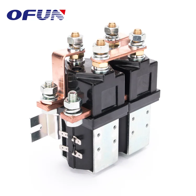 OFUN Order From China Direct Auto 12v Motor 1phase Magnetic Dc Contactor