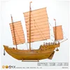Prize-Winning Works Chinese Old Sail Boat Wood Cargo Ship Model