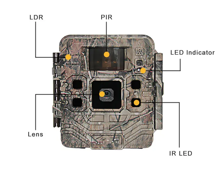 Digital Trail Hunting Camera With Fcc Ce Rohs Game Trail Camera 720p