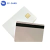 Direct printable white JAVA J2A040 Jcop 2 track chip card