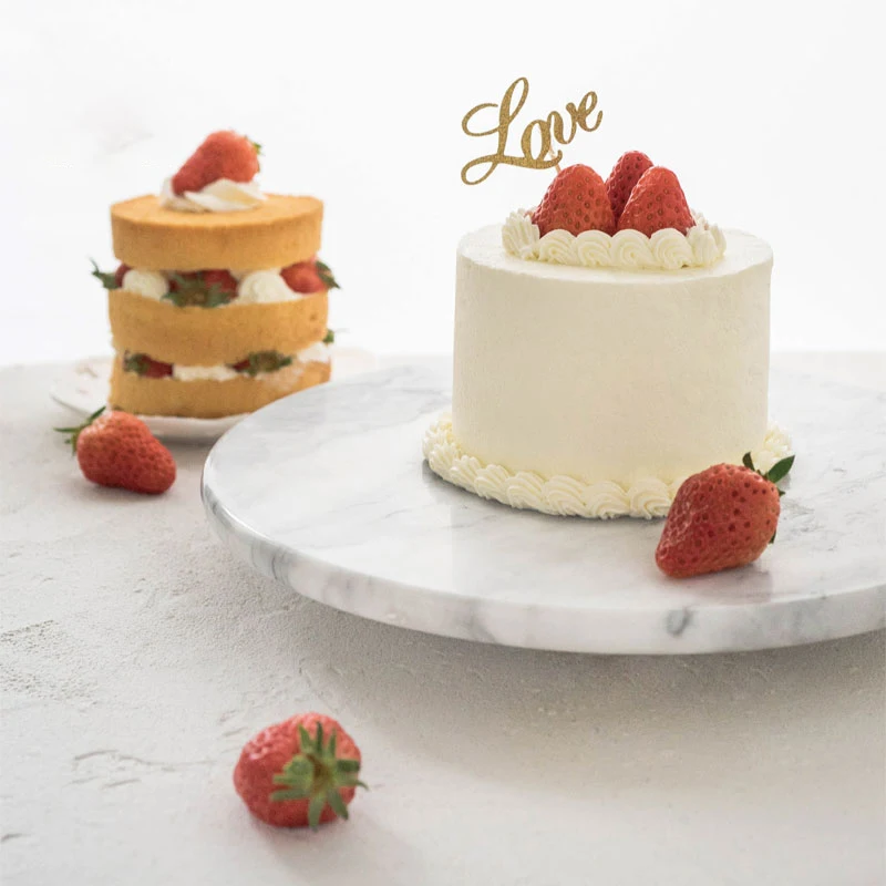 Marble Top Cake Stand