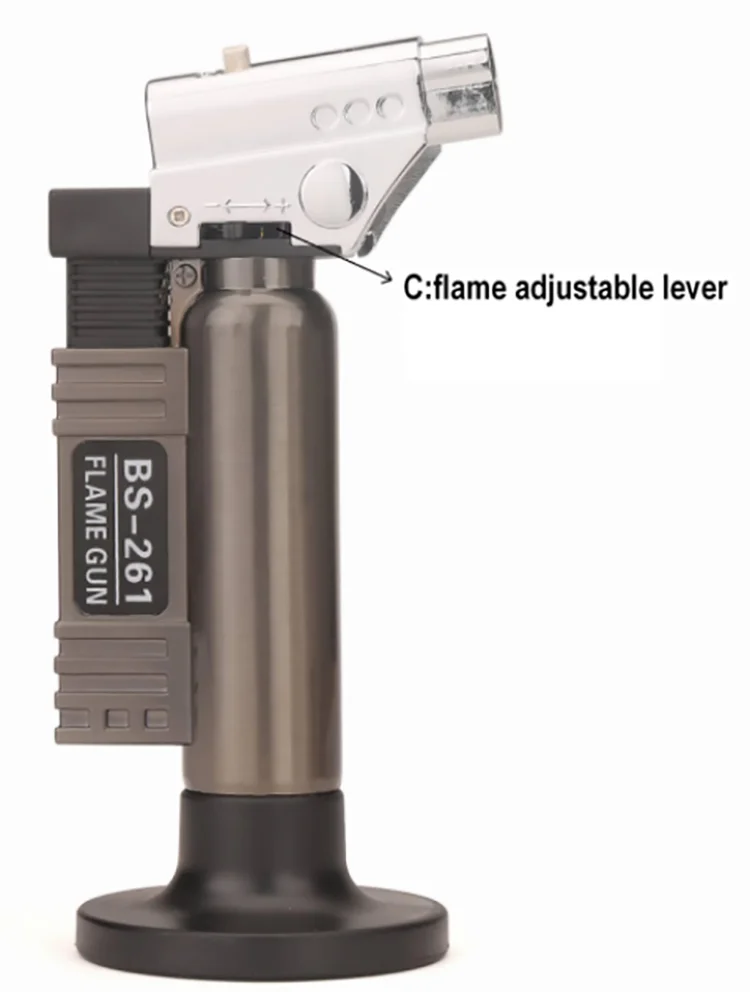 Refillable Windproof Ignitions Welding Butane Torch Bs261 Brazing