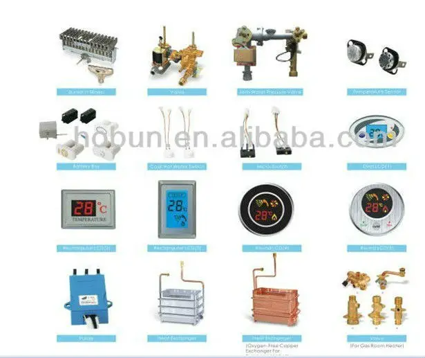 Led Display Aqua Hot Water Heaters,Stainless Steel Instant Gas Boiler