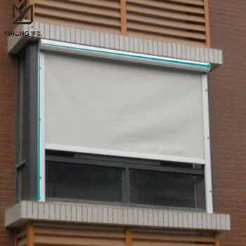 Outdoor Electric Windproof Roller Blind For Outside Outdoor Electric Windproof Roller Blind For Outside