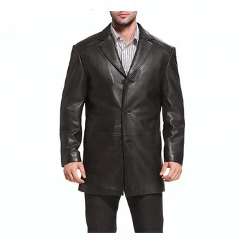 mens leather duster coat