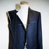 High quality full hand made full canvas bespoke tailor made 100% wool business suits