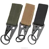 Rock Camping Carabiner Locking High Strength Metal Hook Webbing Buckle Hanging Belt Buckle 10cm Belt Buckle with Key Ring